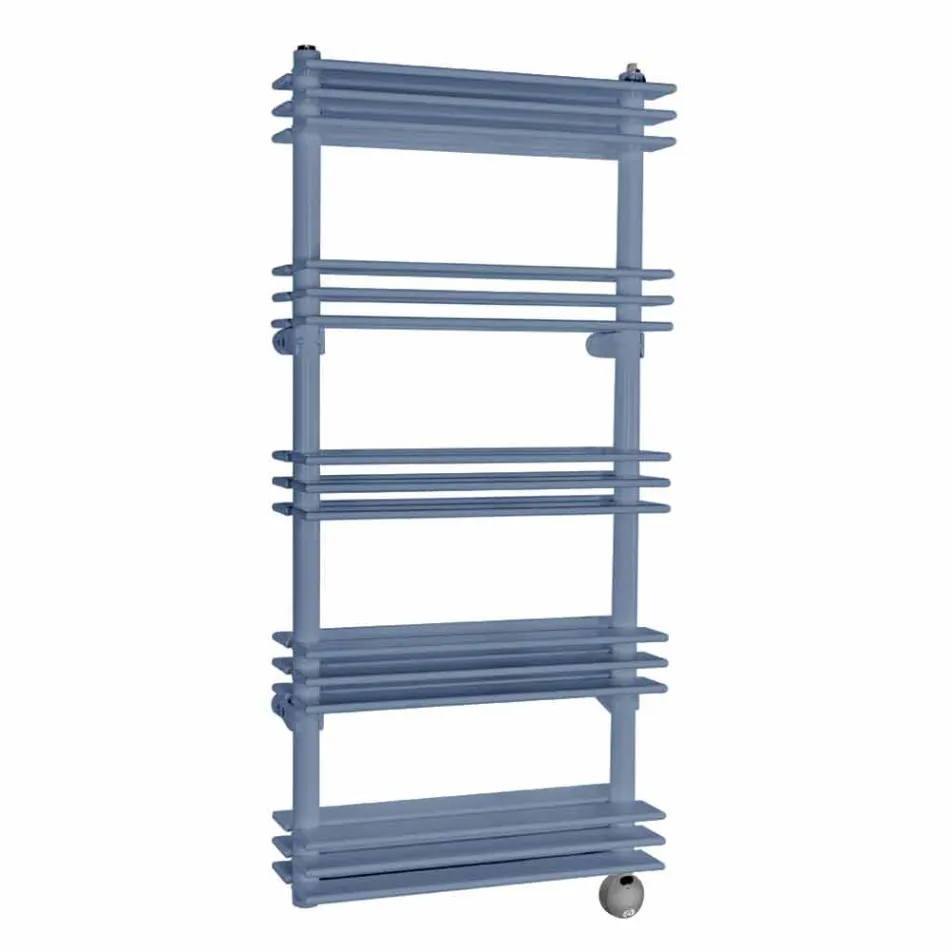 Moderner elektrischer Heizkörper mit vertikaler Wandgestaltung bis zu 700 Watt - Regal Viadurini