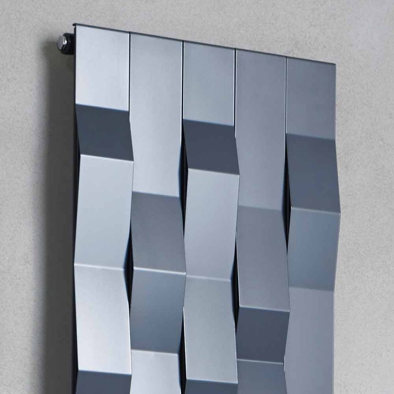 Moderner Wandheizkörper mit vertikalem Design aus Stahl