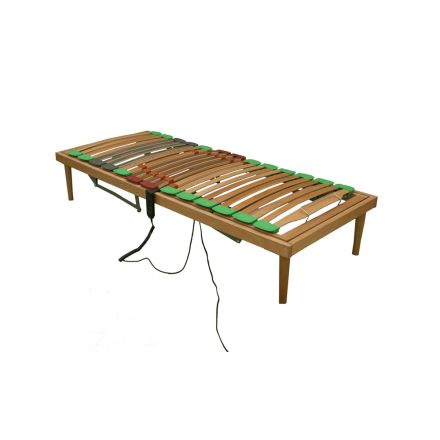 Einzelliege mit Holzsockel Bio Energy Plus ATP Motorisiert - Energy Viadurini