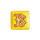 Rosenthal Versace Alphabet 6 flache, quadratische Porzellanschalen - Alphabet Viadurini