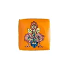 Rosenthal Versace Alphabet 6 flache, quadratische Porzellanschalen - Alphabet Viadurini