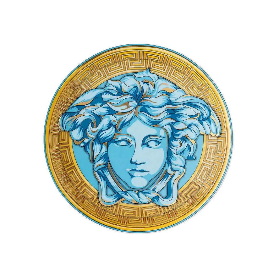 Rosenthal Versace Medusa Amplified 4 Speiseteller Durchmesser 17 cm - Medusaamplifield Viadurini