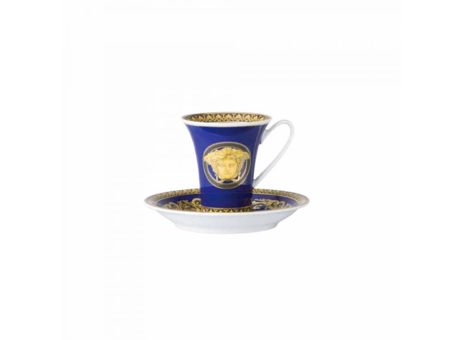 Rosenthal Versace Medusa Blue Porzellan Design Kaffeetasse Viadurini