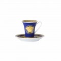 Rosenthal Versace Medusa Blue Porzellan Design Kaffeetasse