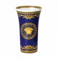 Rosenthal Versace Medusa Blau Modernes Design Porzellanvase 26cm