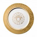Rosenthal Versace Medusa Gala Gold Tellerhalter 30cm Porzellan
