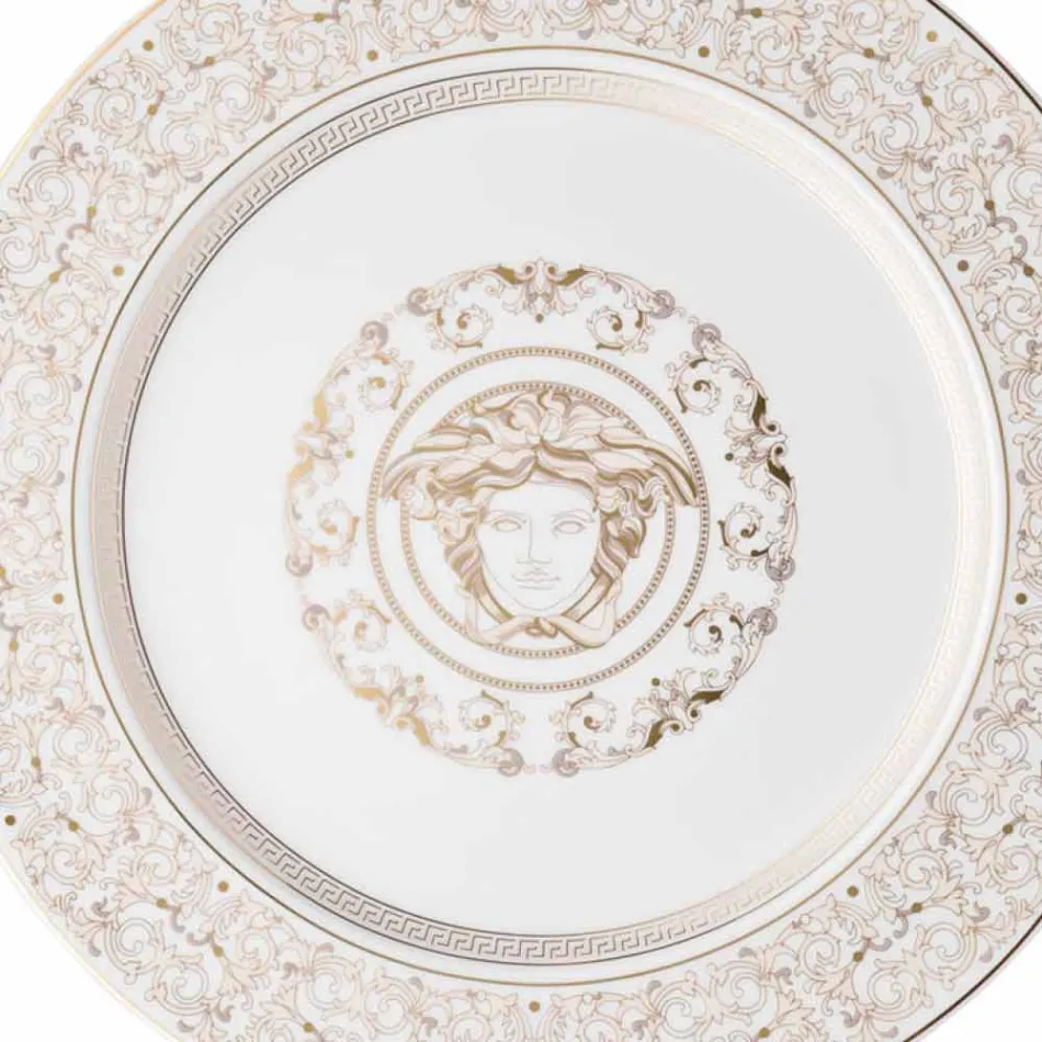Rosenthal Versace Medusa Gala Porzellan Design Platzhalterplatte Viadurini
