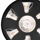Rosenthal Versace Medusa Gala Set Espressotassen 6 Stück in Porzellan Viadurini