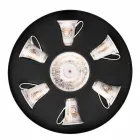 Rosenthal Versace Medusa Gala Set Espressotassen 6 Stück in Porzellan Viadurini
