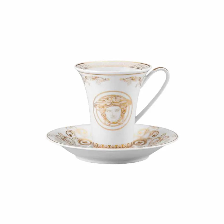 Rosenthal Versace Medusa Gala Hohe Kaffeetasse aus Porzellan Viadurini