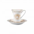 Rosenthal Versace Medusa Gala Hohe Kaffeetasse aus Porzellan