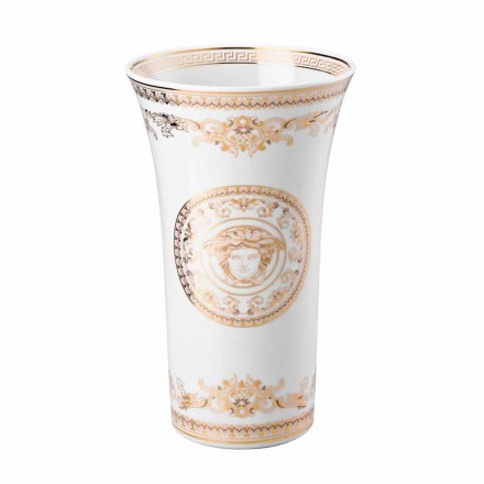 Rosenthal Versace Medusa Gala Porzellan Design Vase h 26cm Viadurini