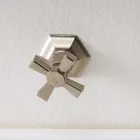 Wand-Waschtischarmatur im Vintage-Design aus Messing, hergestellt in Italien – Silvana Viadurini