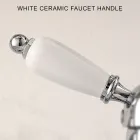 Klassischer Einloch-Bidethahn mit handgefertigten Messinghebeln – Noriana Viadurini