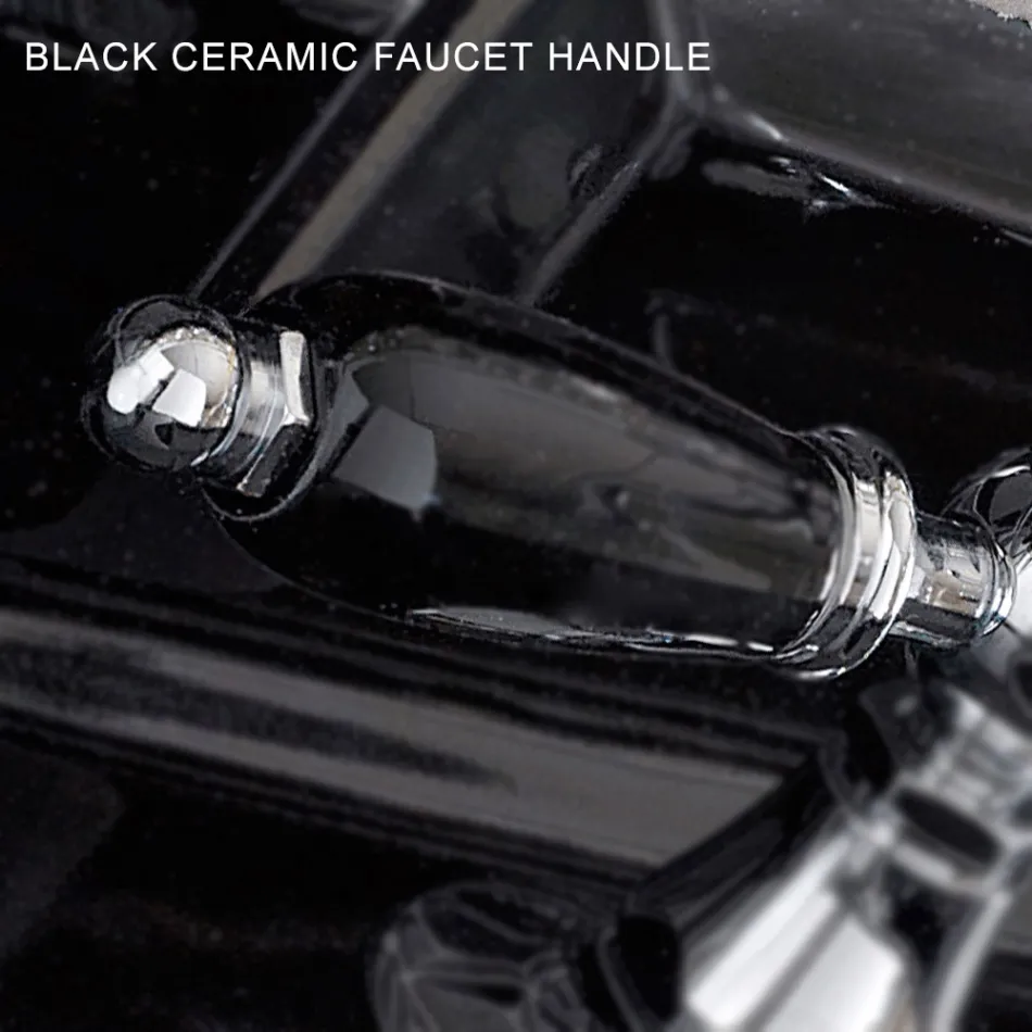 Klassischer Einloch-Bidethahn mit handgefertigten Messinghebeln – Noriana Viadurini