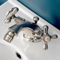 Messing-Einloch-Wasserhahn für Bidet mit Ablauf im klassischen Stil - Ercolina