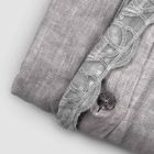 Aufbewahrungstasche für Bettdeckenbezüge aus Leinen mit Sinergia-Spitze und Knöpfen – Energis Viadurini