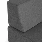Modernes Design Outdoor Corner Lounge aus Homemotion Stoff - Benito Viadurini