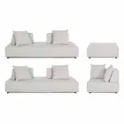 Modernes Design Outdoor Corner Lounge aus Homemotion Stoff - Benito Viadurini