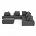 Modernes Design Outdoor Corner Lounge aus Homemotion Stoff - Benito