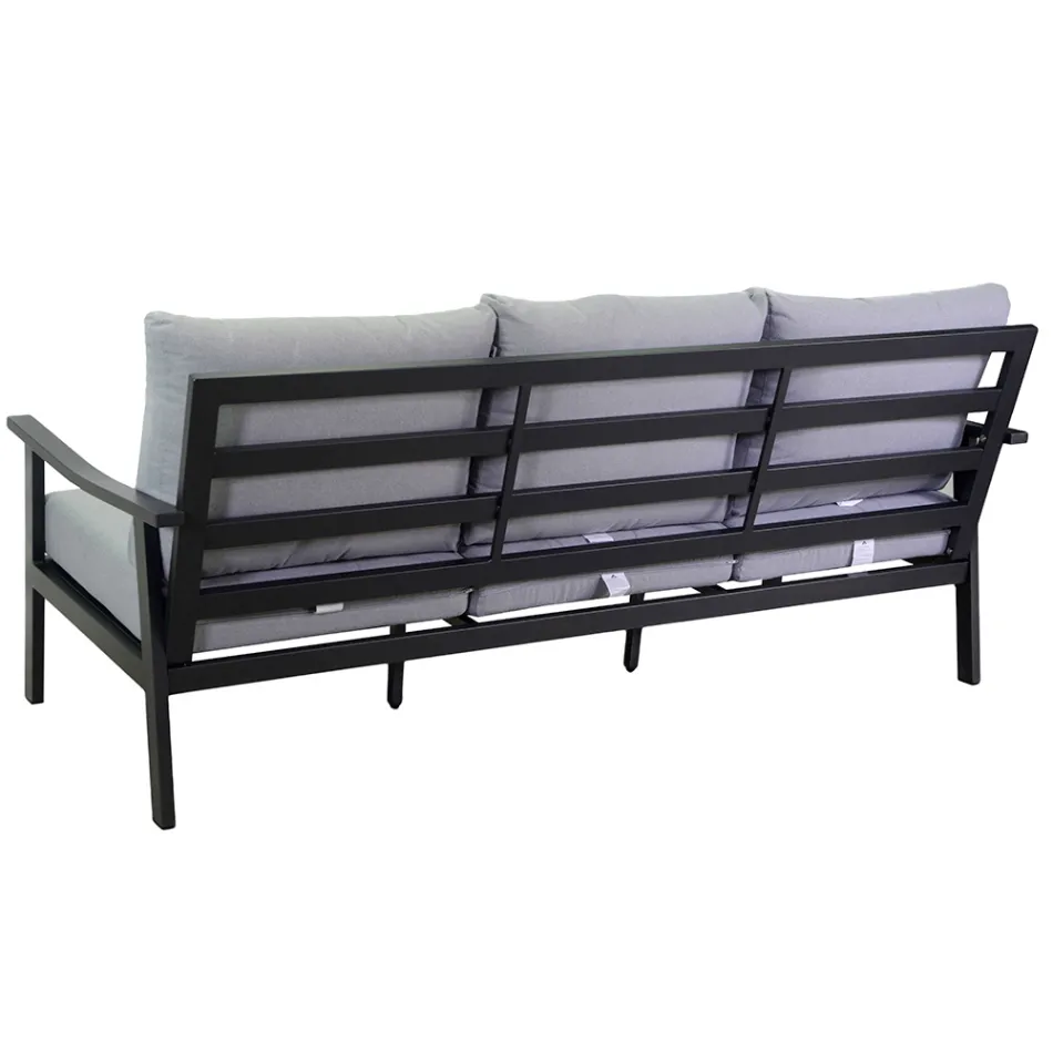 Wohnzimmer, bestehend aus 1 Sofa, 2 Sesseln und 1 Couchtisch - Tisch Viadurini