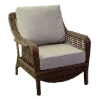 Wohnzimmer bestehend aus 2 Sesseln, 1 Sofa und 1 Couchtisch - Sonnenschirm Viadurini