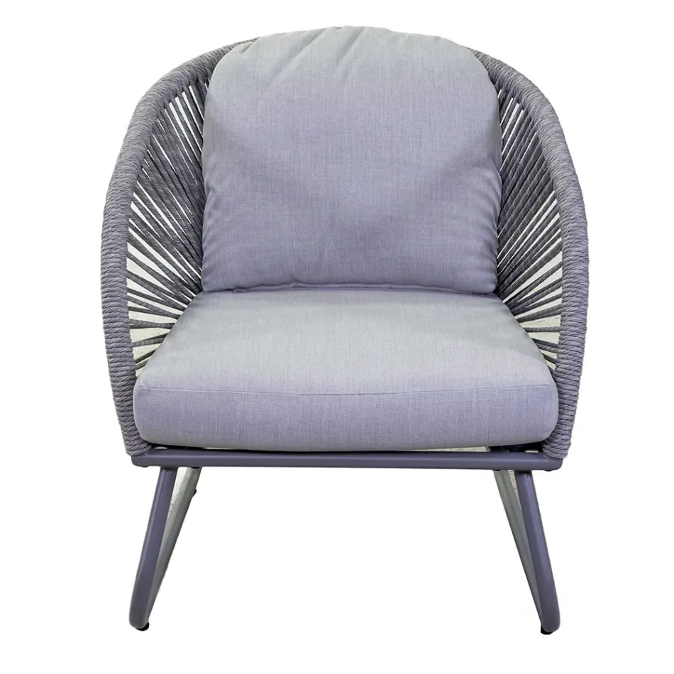 Wohnzimmer bestehend aus 2 Sesseln mit Couchtisch - Suitcase Viadurini