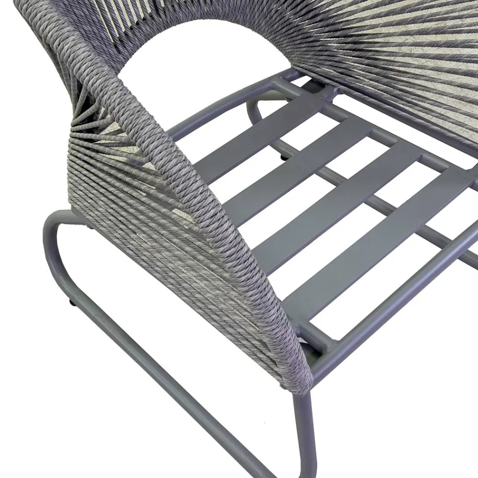 Wohnzimmer bestehend aus 2 Sesseln mit Couchtisch - Suitcase Viadurini