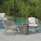 Wohnzimmer bestehend aus 2 Sesseln mit Couchtisch - Suitcase Viadurini