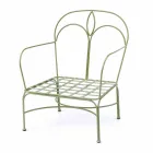 Outdoor-Lounge mit handgefertigter Eisenstruktur Made in Italy - Melinda Viadurini