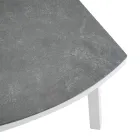 Outdoor Lounge aus weißem Aluminium und cremefarbenen Polstern - Relaz Viadurini