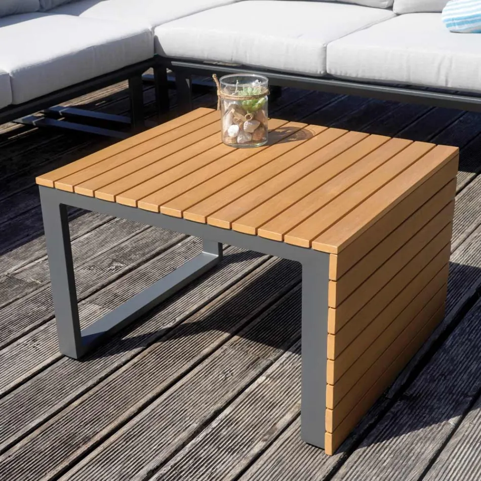 Gartenlounge bestehend aus 2 Sofas und Mitteltisch - Pippo Viadurini