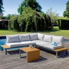 Gartenlounge bestehend aus 2 Sofas und Mitteltisch - Pippo Viadurini