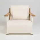 Gartenlounge mit Sofa, 2 Sesseln und Couchtisch - Montorio Viadurini
