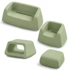 Gartenlounge aus farbigem Polyethylen Made in Italy 4-teilig - Pennini Viadurini