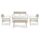 Gartenlounge aus Aluminium in verschiedenen Ausführungen - Souvenir Viadurini