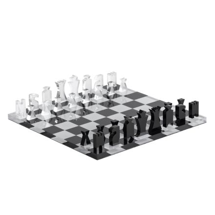 Schachbrett für Schach und Dame aus Acrylglas Made in Italy - Smanto Viadurini