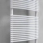 Hydraulischer Badhandtuchwärmer mit vertikalem Design aus Stahl 1013 W - Griffin Viadurini