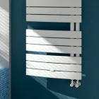 Elektro Design Handtuch in weißen Segeln Scirocco H Stahl Viadurini