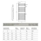 Elektrischer Handtuchwärmer aus Stahl, Chrom und Gold, Made in Italy - Laura Viadurini