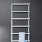 Hydraulischer Handtuchwärmer mit kreisförmigen Elementen, hergestellt in Italien – Erdbeere Viadurini