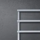 Hydraulischer Handtuchwärmer mit kreisförmigen Elementen, hergestellt in Italien – Erdbeere Viadurini