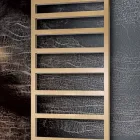 Hydraulischer Handtuchwärmer mit einfachen Linien aus Stahl, hergestellt in Italien – Pistazie Viadurini