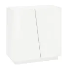 Schuhschrank für Wohnzimmer mit 2 Türen aus Melamin Made in Italy - Popilio Viadurini