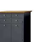 Schuhregal aus furniertem Toulipier-Holz, hergestellt in Italien – Visnus Viadurini