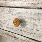 Handgefertigter Schreibtisch aus Massivholz mit 4 Schubladen Made in Italy - Amela Viadurini