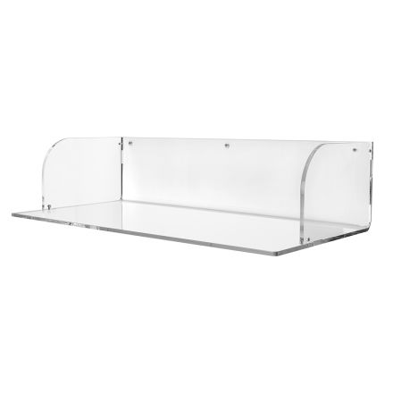 Otilia Plexiglas-Wandschreibtisch im minimalistischen Design, hergestellt in Italien Viadurini