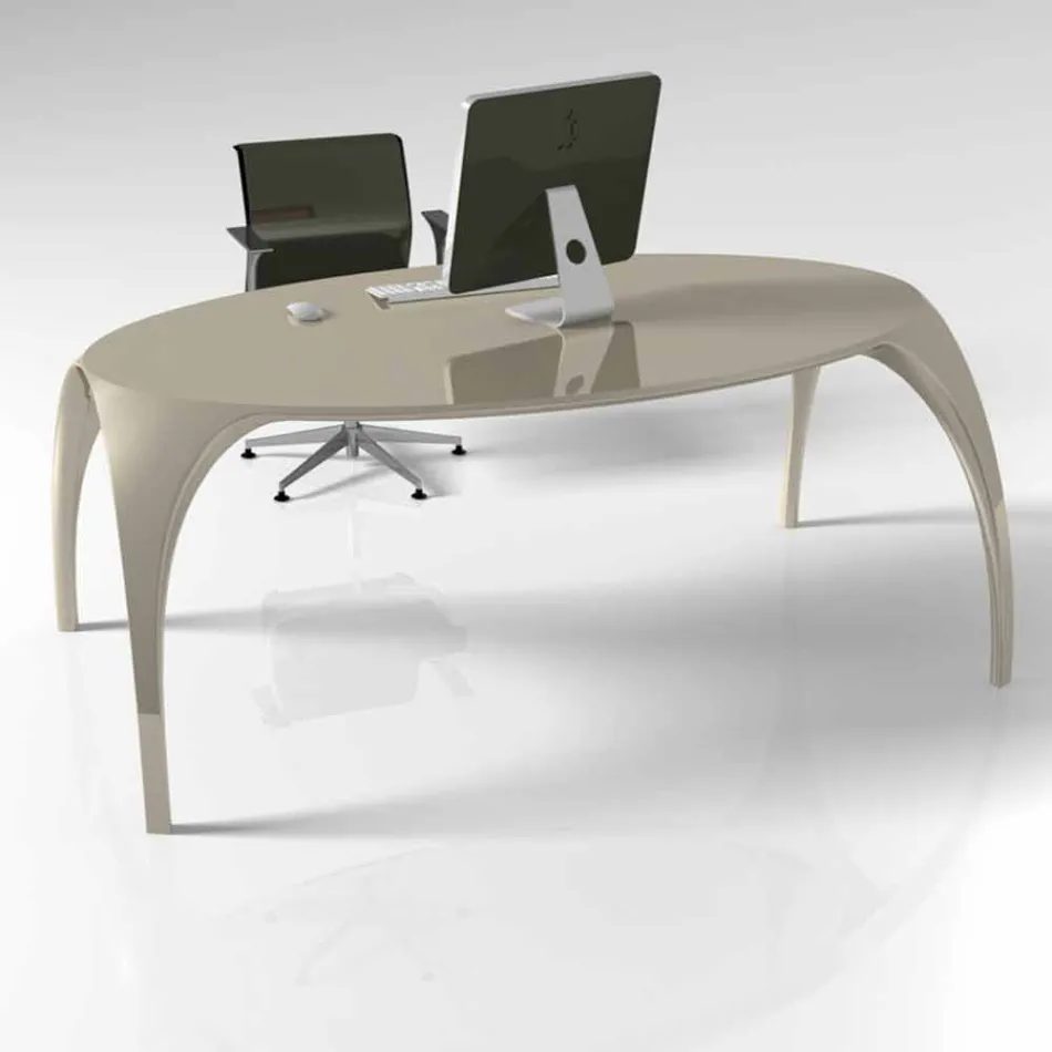 Moderner Design-Schreibtisch, hergestellt in Italien, Pomposa Viadurini