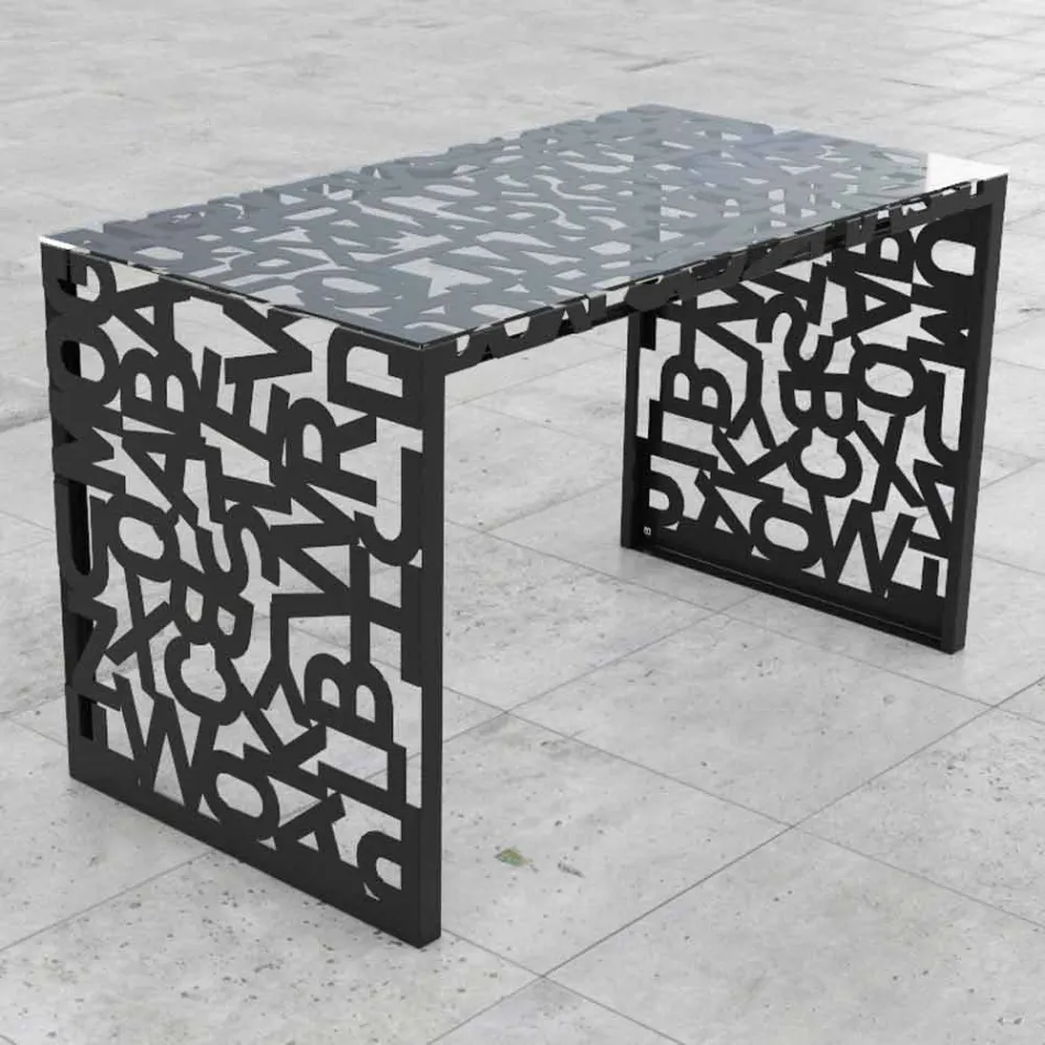 Schreibtisch Kattedra Letters &quot;Ein Wasserfall&quot; 160x80x75 Mabele Viadurini