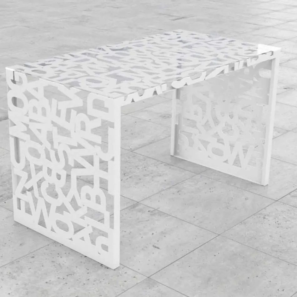 Schreibtisch Kattedra Letters &quot;Ein Wasserfall&quot; 160x80x75 Mabele Viadurini